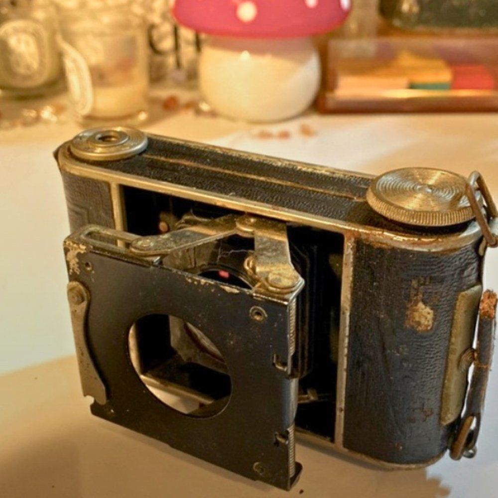 Antique 1920s Folding Camera Ihagee Kamerawerk Steenbergen & Co. Dresden